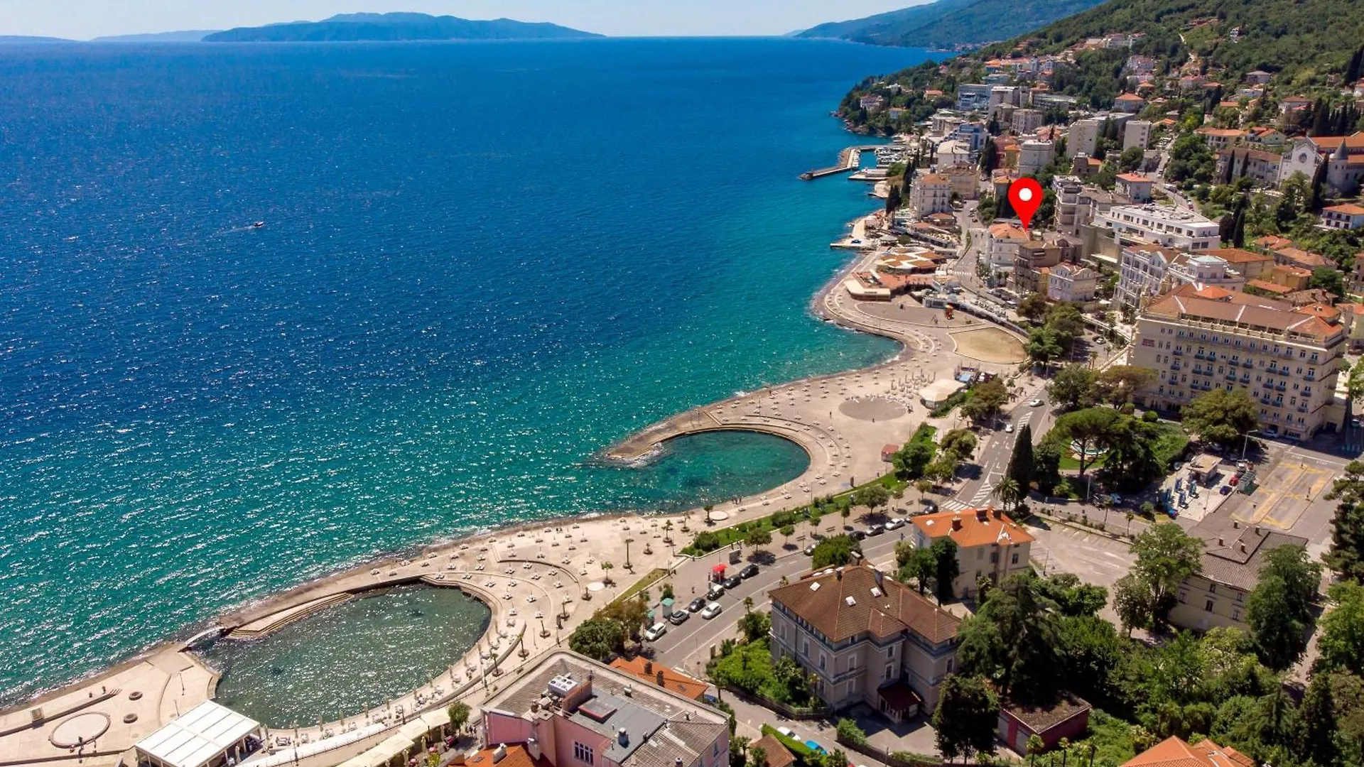 Apartment Marina -1St Row To The Sea With Private Parking Opatija 0*,